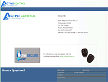 Tablet Screenshot of activecontrol.com